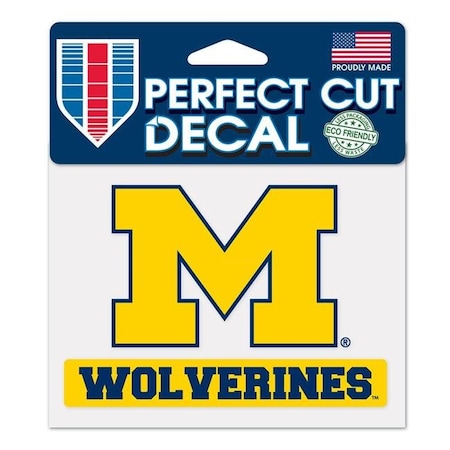 Wincraft Michigan Wolverines Decal 4.5x5.75 Perfect Cut Color 3208538151